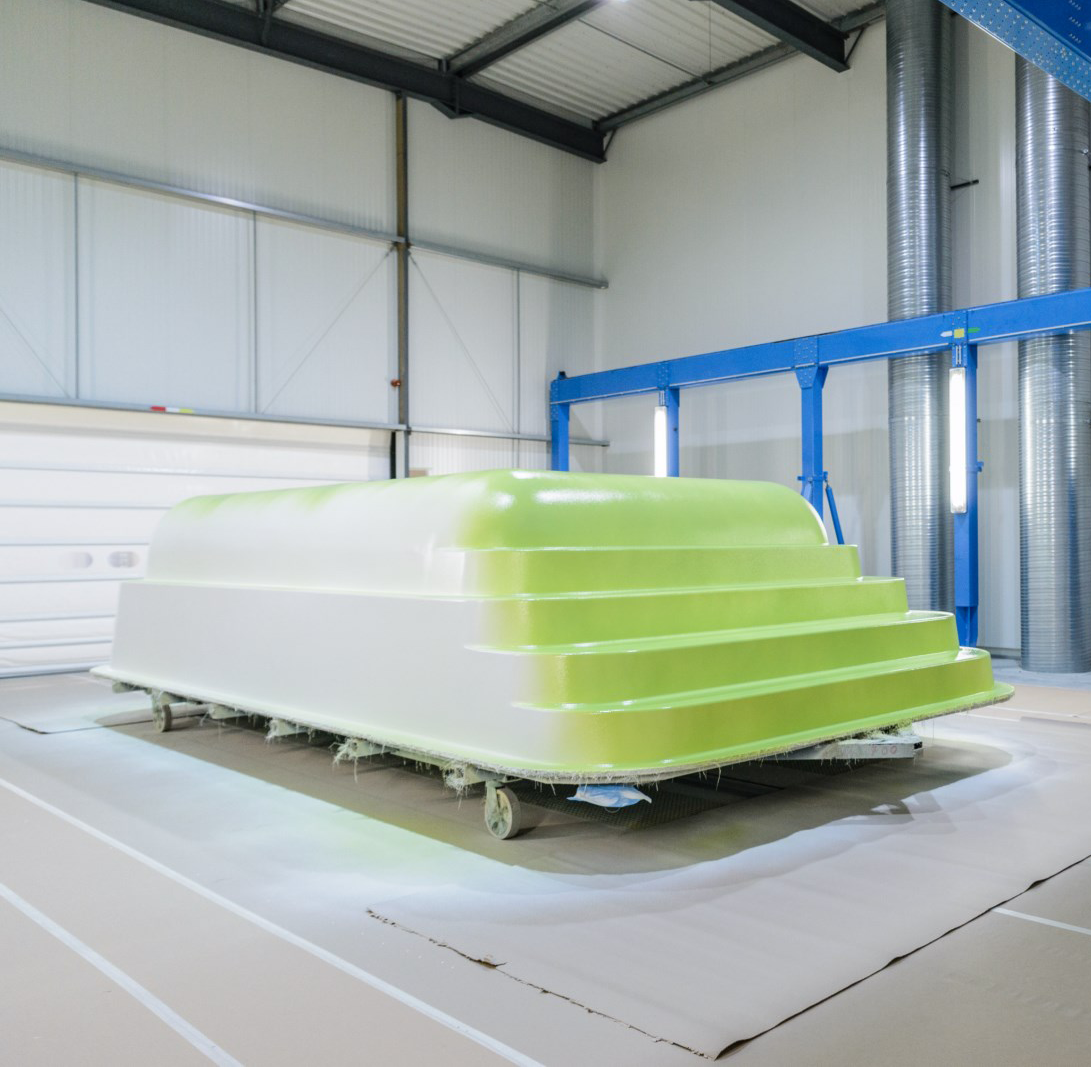 Application d'un barrier coat anti-osmose