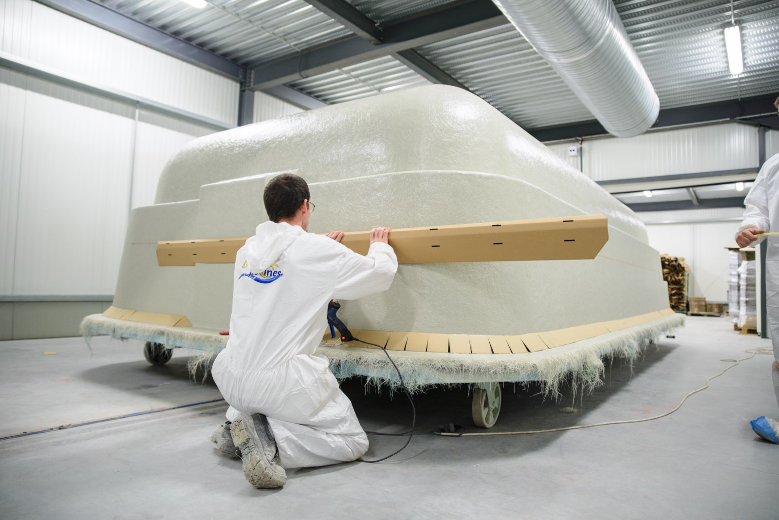 renfort d'une piscine polyester haut de gamme