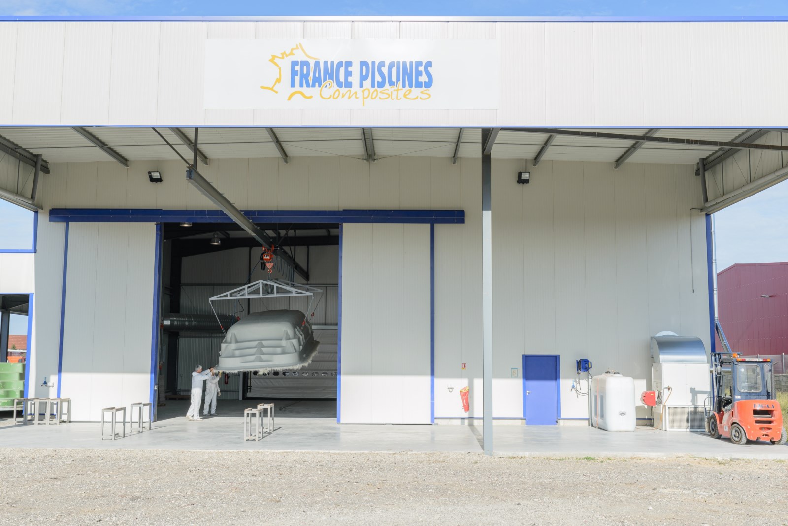comment démouler une piscine coque