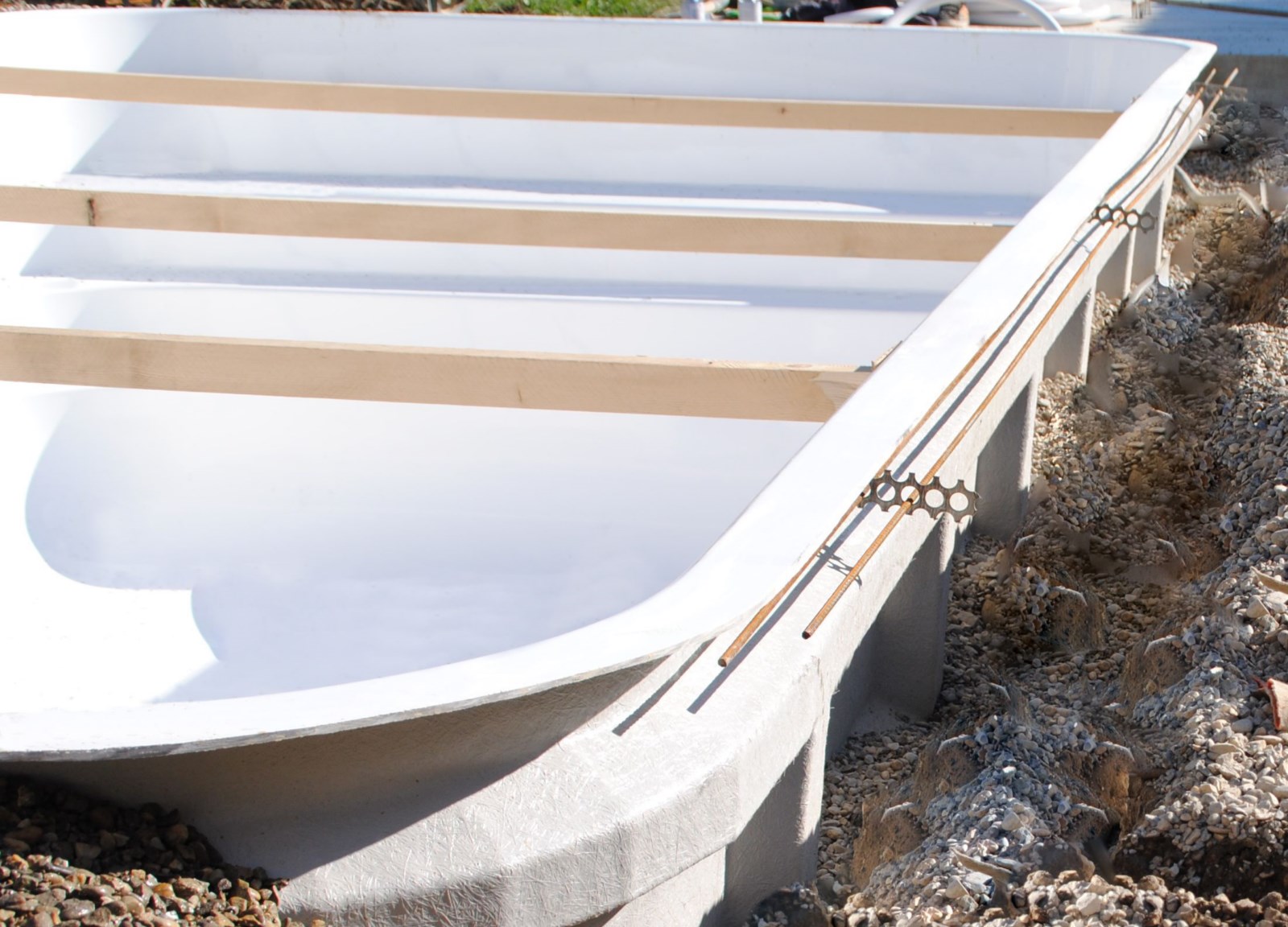 ferraillage d'une piscine