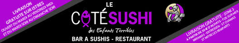 coté SUSHI des ENFANTS TERRIBLES SUSHI-ISTRES