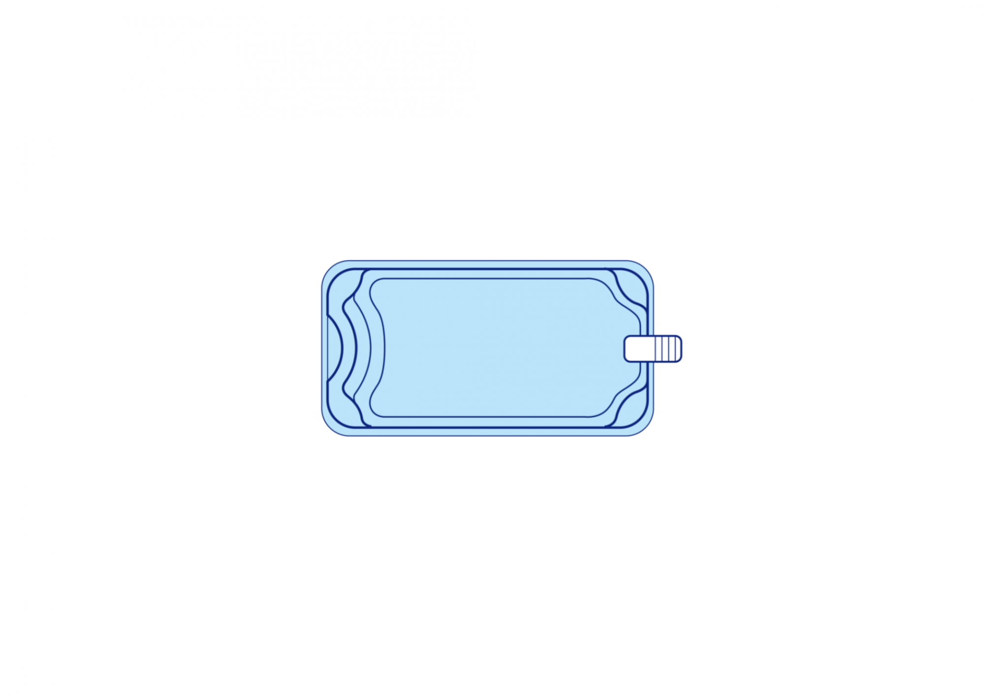 Piscine coque polyester PAS CHERE DECLIC PISCINES DE CHEZ FRANCE PISCINES COMPOSITES